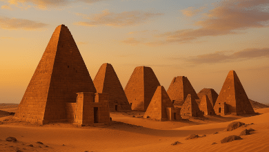 أهرامات السودان الحضارة المروية الغامضة