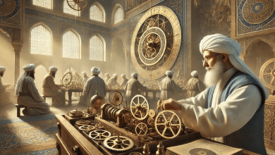 دور المسلمين في تطوير الساعات الميكانيكية والتوقيت الدقيق