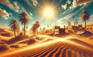 المناخ والطقس في واحة غرداية
