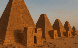 تصميم وبنية الأهرامات السودانية