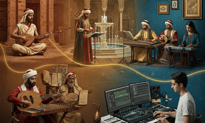 تاريخ الموسيقى العربية من الأندلس إلى العصر الحديث