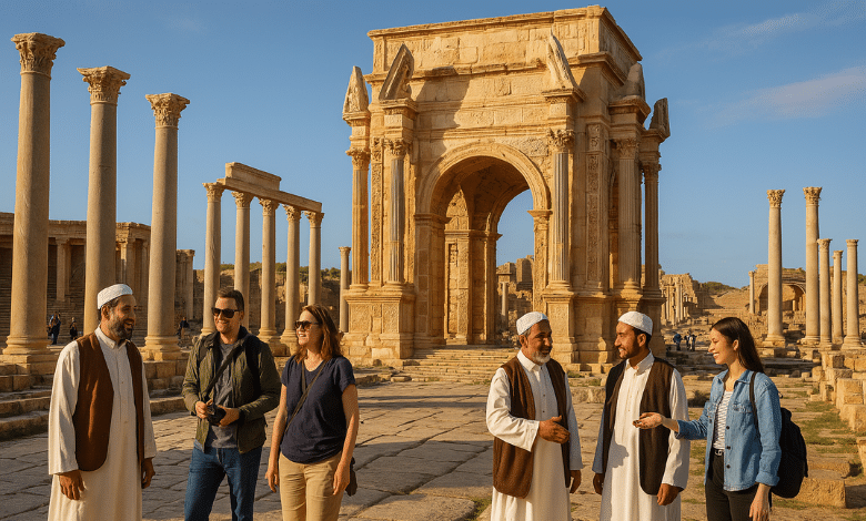 لبدة الكبرى روعة العمارة الرومانية في ليبيا
