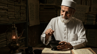 أسرار الحبر العربي المستخدم في كتابة المخطوطات القديمة
