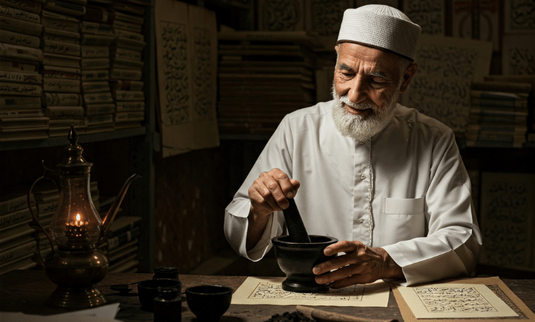 أسرار الحبر العربي المستخدم في كتابة المخطوطات القديمة