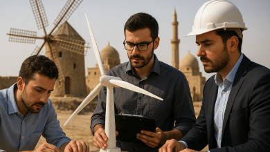 اختراع الطاحونة الهوائية في العصر الإسلامي وتأثيرها على الصناعة
