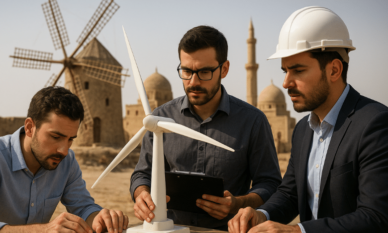 اختراع الطاحونة الهوائية في العصر الإسلامي وتأثيرها على الصناعة
