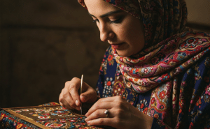 تاريخ الكروشية والتطريز اليدوي