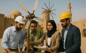 تاريخ وتطور الطاحونة الهوائية