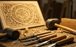 أدوات العمل في النحت العربي
