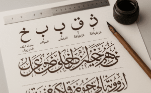 خصائص الخط الديواني