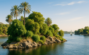 الجزر الجميلة في أسوان