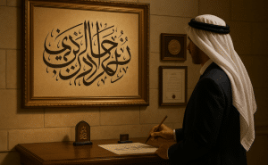 أهمية الخط الديواني