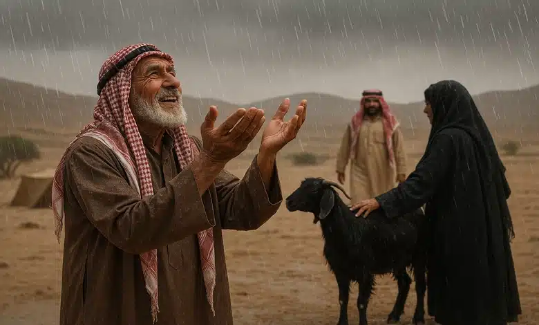 أهم الطقوس المرتبطة بالمطر في التراث البدوي 1 أهم الطقوس المرتبطة بالمطر في التراث البدوي
