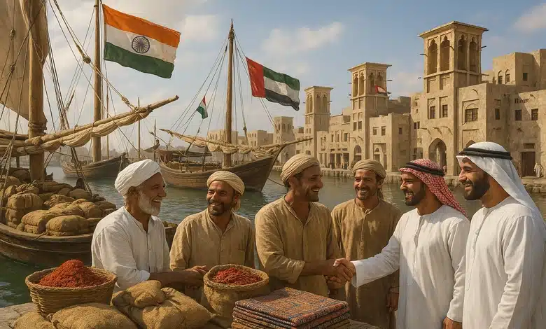 التجارة البحرية بين الخليج والهند