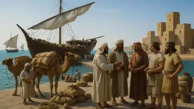 العلاقات التجارية بين حضارات وادي الرافدين وشبه الجزيرة العربية