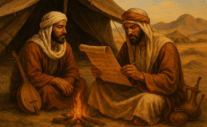 أمثلة من الأدب الجاهلي