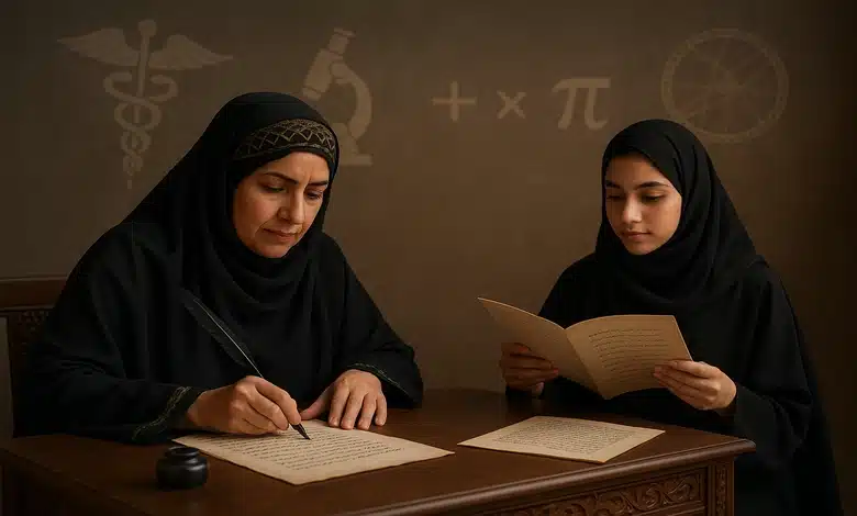 دور المرأة في نشر العلم في الحضارة الإسلامية