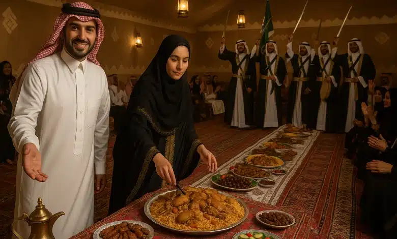 عادات حفلات الزواج والاحتفال بها عند العرب
