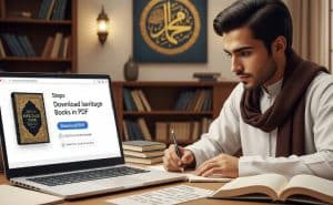 كيفية تحميل كتب التراث الإسلامي PDF