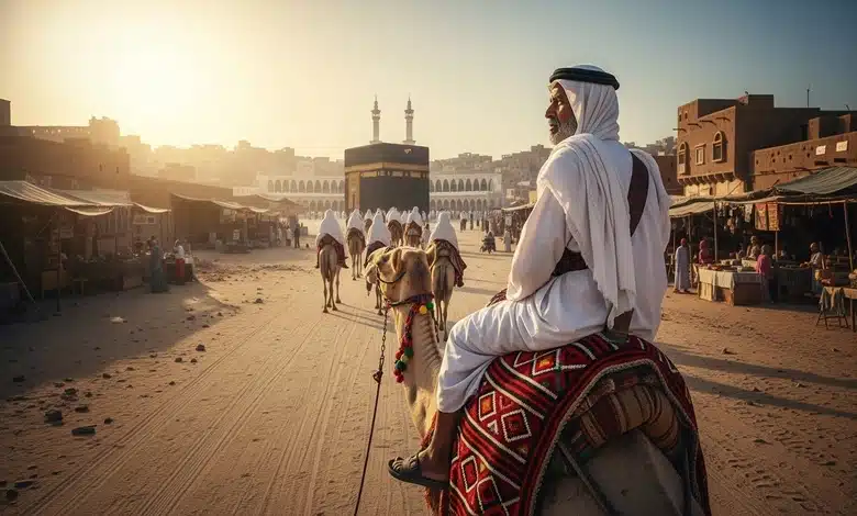 الخدمات الاقتصادية المزدهرة حول طرق الحج