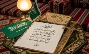 أبيات مؤثرة من القصائد الوطنية السعودية