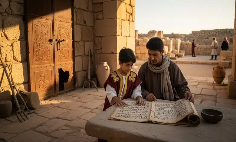 آثار الحضارات العربية في جبال عمان القديمة 