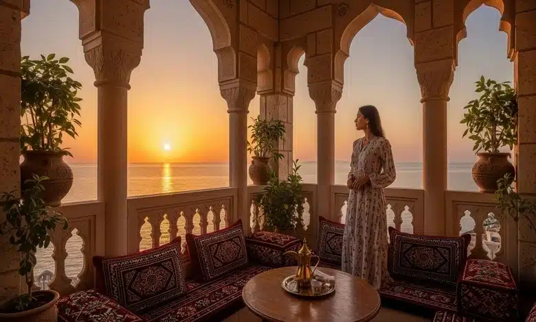 الديكور العربي في تصميم الحدائق والأسطح
