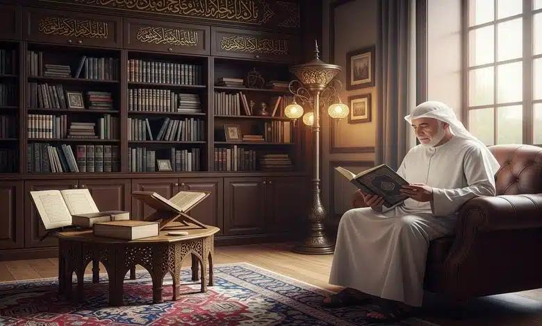 تصاميم غرف المعيشة بالديكور العربي
