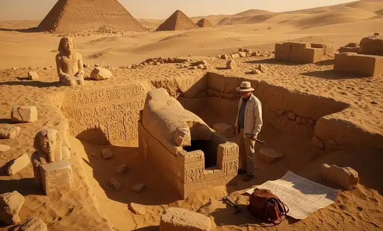 آثار سقارة وممفيس كنوز مدفونة في صحراء الجيزة تروي مجد الفراعنة 1 آثار سقارة وممفيس كنوز مدفونة في صحراء الجيزة تروي مجد الفراعنة