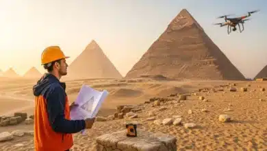 أسرار الهندسة الفرعونية في أهرامات الجيزة