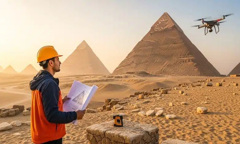 أسرار الهندسة الفرعونية في أهرامات الجيزة