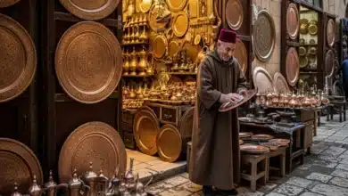 أسواق النحاس في دمشق بريق التراث الذي لا تطفئه السنين 1 أسواق النحاس في دمشق بريق التراث الذي لا تطفئه السنين