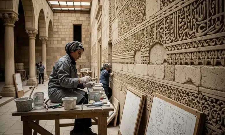 أهم معالم العمارة المملوكية في دمشق 4 الحفاظ على التراث المملوكي في دمشق اليوم