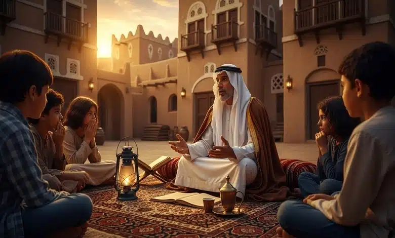 كيف ساهم التراث الحكائي العربي في تشكيل الهوية الثقافية العربية ؟ 1 كيف ساهم التراث الحكائي العربي في تشكيل الهوية الثقافية العربية ؟