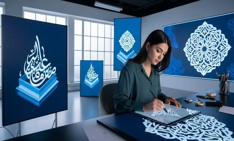 مستقبل الخط العربي والزخرفة الإسلامية في الفن المعاصر
