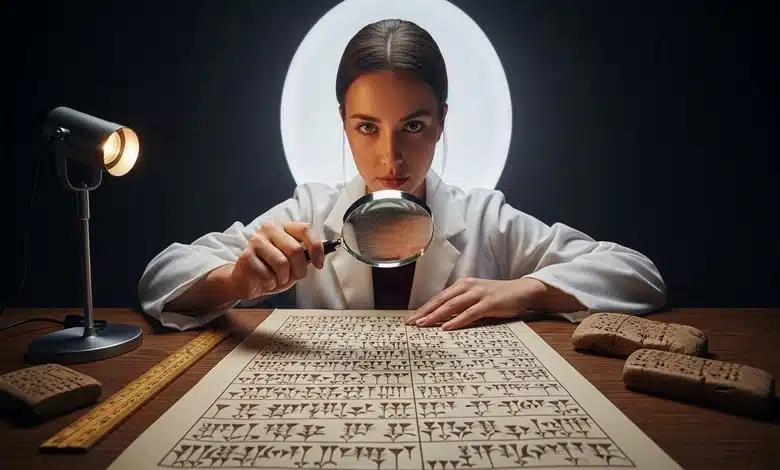 مسلة حمورابي الحجر الذي نطق بالقانون قبل أن يعرف العالم معنى التشريع 4 اللغة والكتابة المستخدمة في نقش مسلة حمورابي