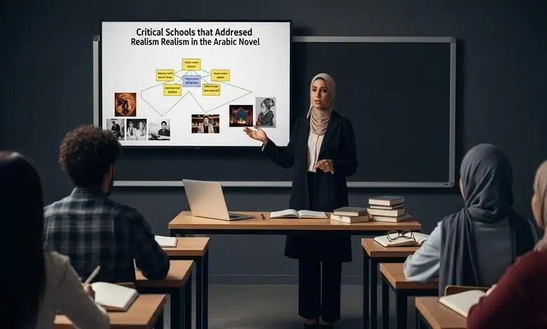 دراسة نقدية حول الواقعية في الرواية العربية 3 المدارس النقدية التي تناولت الواقعية في الرواية العربية