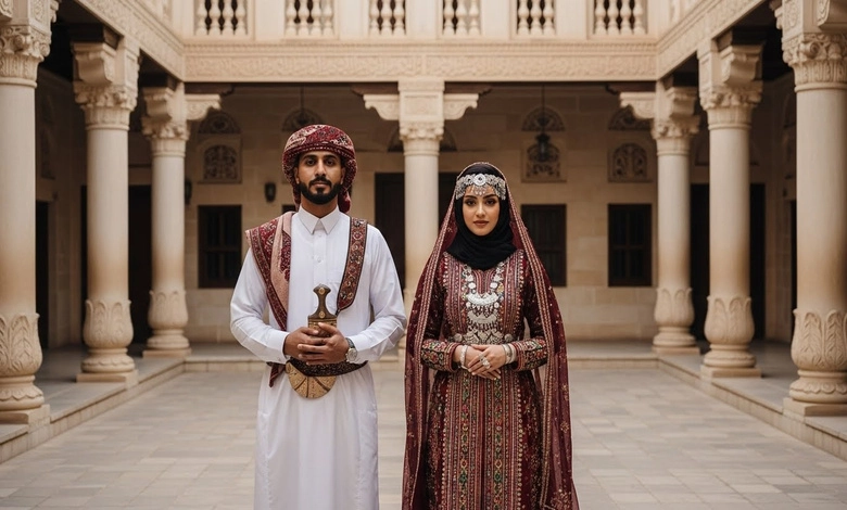 تقاليد الزواج اليمني بين الرقصات الشعبية والزي التقليدي الزي التقليدي اليمني للعريس والعروس