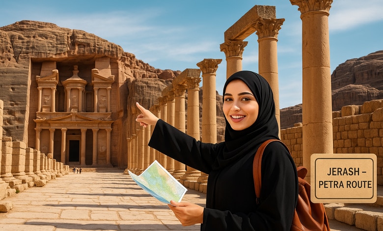 السياحة الأثرية في الأردن من جرش إلى البتراء