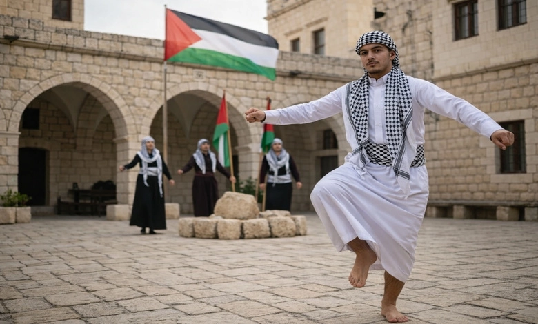 الدبكة الفلسطينية كرمز متجذر في الهوية الثقافية الفلسطينية 