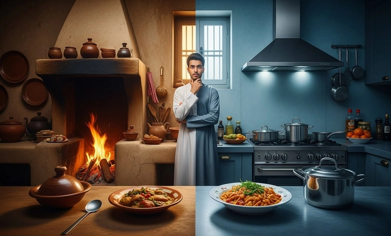 الفرق بين الأكلات الشعبية العربية القديمة والمطبخ الحديث
