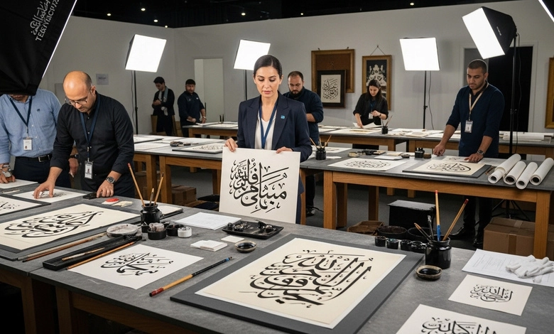 كيف يتم تنظيم معارض الخط العربي العالمية؟
