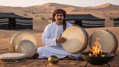 آلات الطبول عند العرب وتاريخ الإيقاع في البادية آلات الطبول عند العرب وتاريخ الإيقاع في البادية