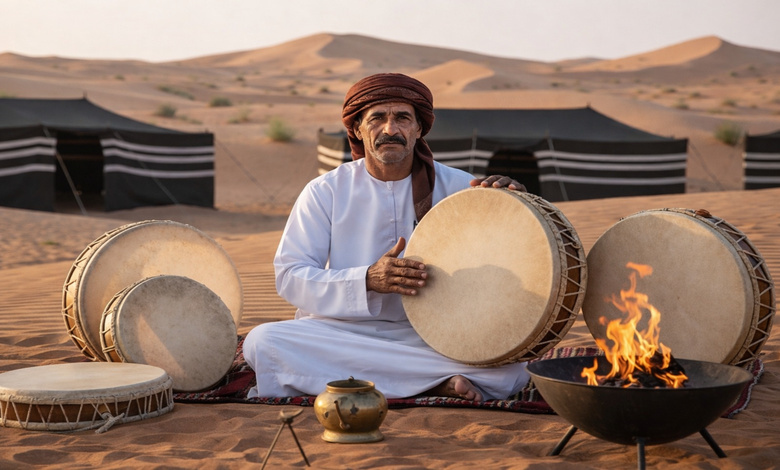 آلات الطبول عند العرب وتاريخ الإيقاع في البادية آلات الطبول عند العرب وتاريخ الإيقاع في البادية