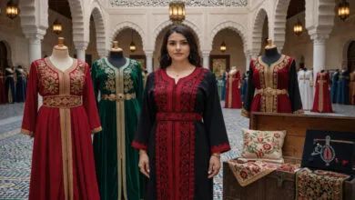 الملابس الشعبية للنساء العربيات من التطريز الفلسطيني إلى القفطان المغربي الملابس الشعبية للنساء العربيات من التطريز الفلسطيني إلى القفطان المغربي