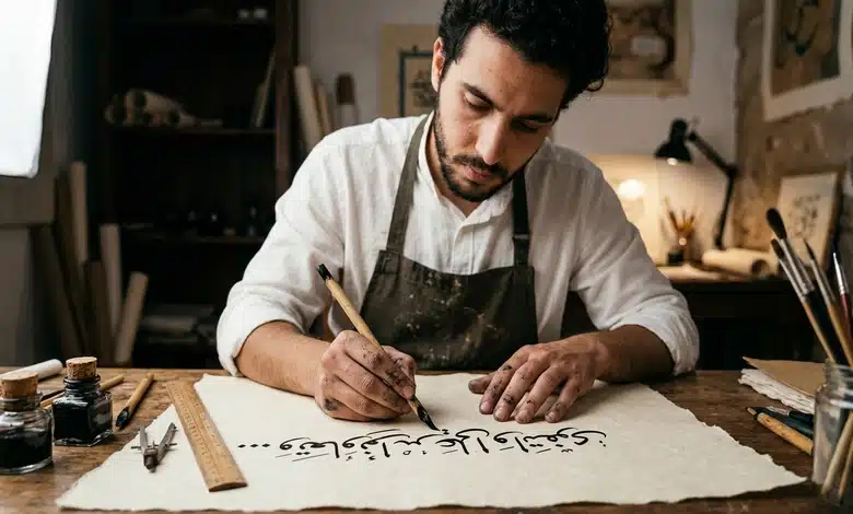خصائص الخط الأندلسي الجمالية والفنية 