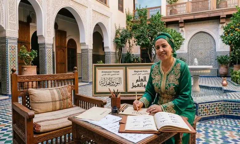 ما تأثير تاريخ الخط الأندلسي على الخط المغربي؟ 