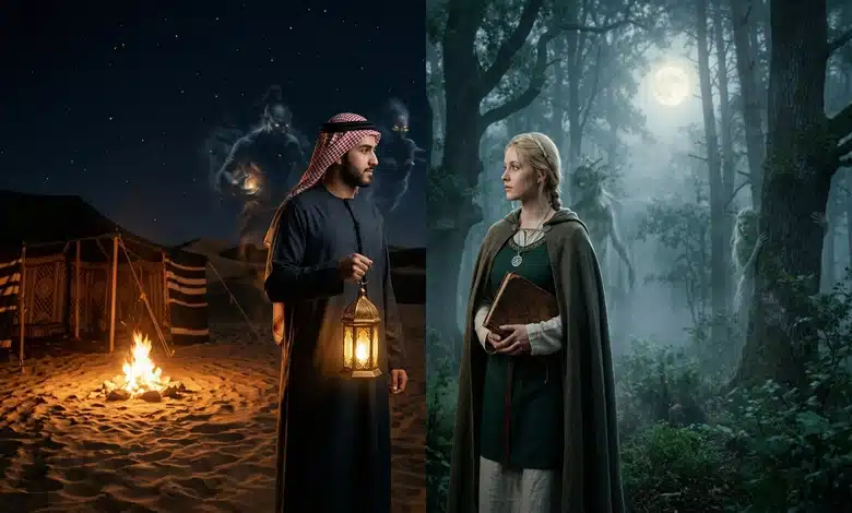 مقارنة بين أساطير الليل عند العرب وأساطير الشعوب الأخرى 
