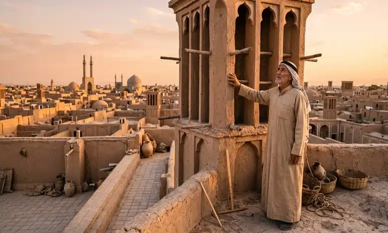 أهم تقنيات التبريد الطبيعي في العمارة الإسلامية القديمة أسس التبريد الطبيعي في العمارة الإسلامية القديمة