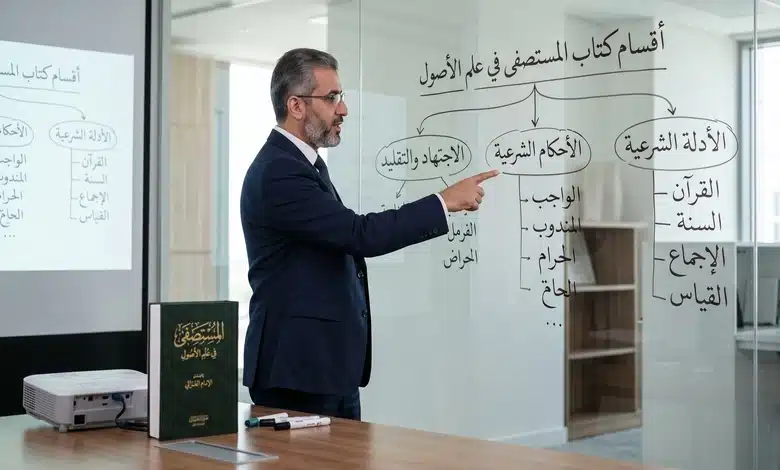 أقسام كتاب المستصفى وتحليل بنيته العلمية 